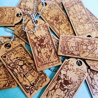 Ninja Transformation Engraved Keychain
