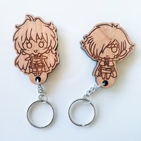 Engraved Anime Keychain