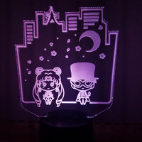 Tokyo Moon Chibi LED Lamp