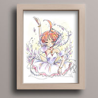 Swan Sketch Art Print