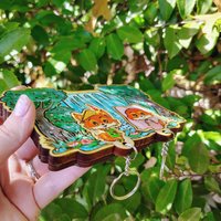 Painted Robin Hood Keyholder