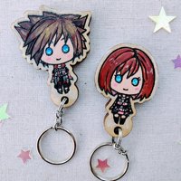 Painted Destiny Island Keyholder