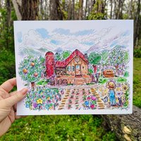 Stardew Valley 8x10 Sketch Art Print