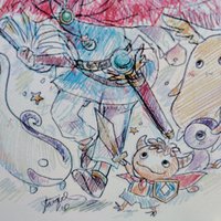 Magical Journey 8x10 Game Sketch Art Print