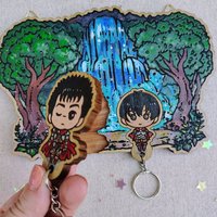 Painted Beserker Romance Keyholder