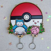 Painted Gotta Catch 'Em! Keyholder