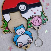 Painted Gotta Catch 'Em! Keyholder