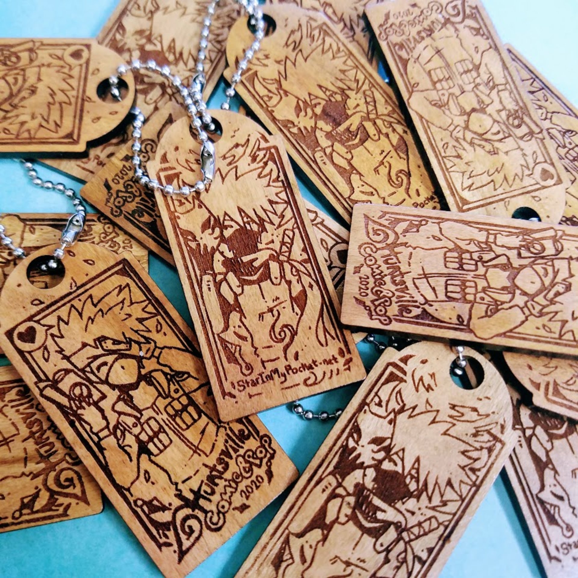 Ninja Transformation Engraved Keychain