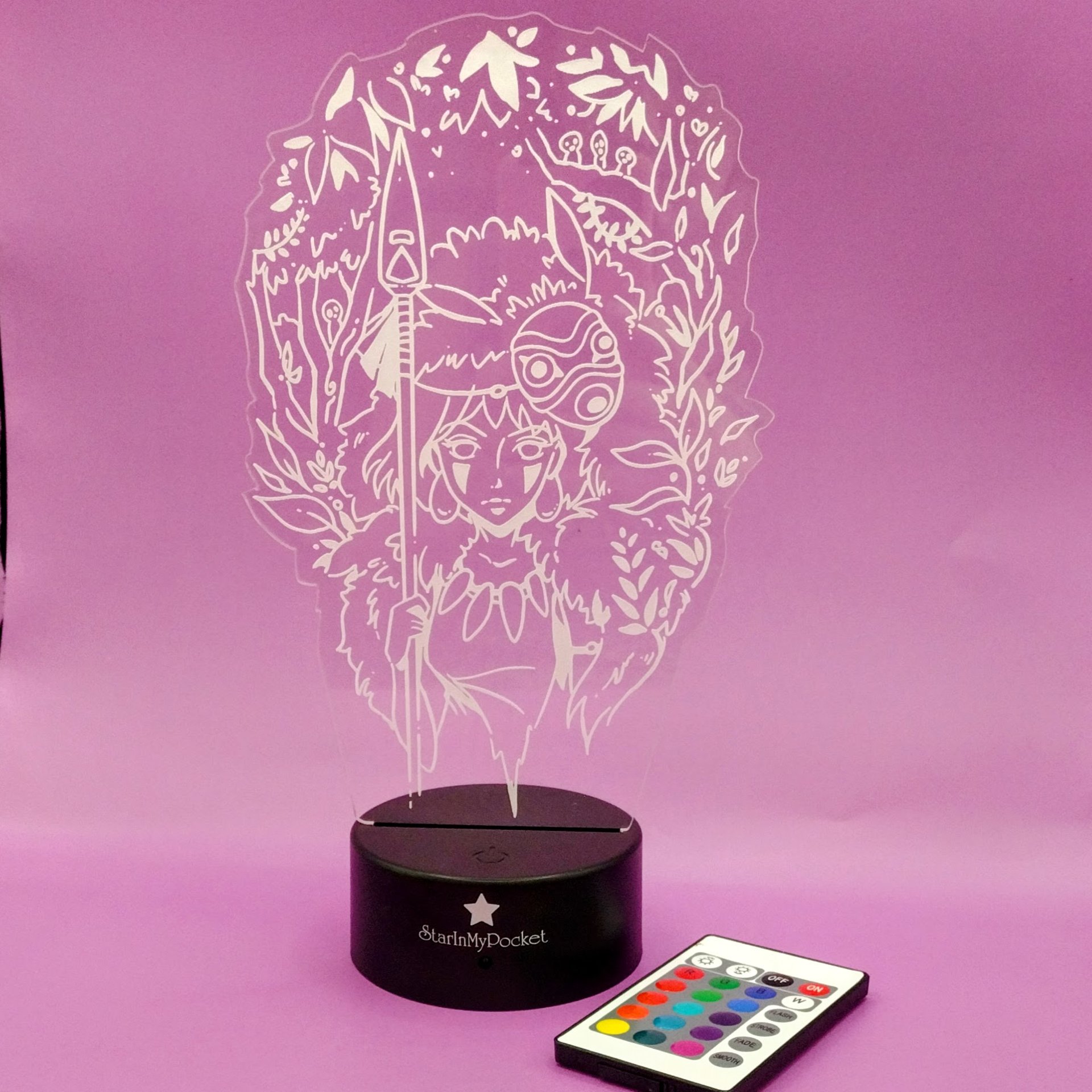 Wolf Princess LED Lamp
