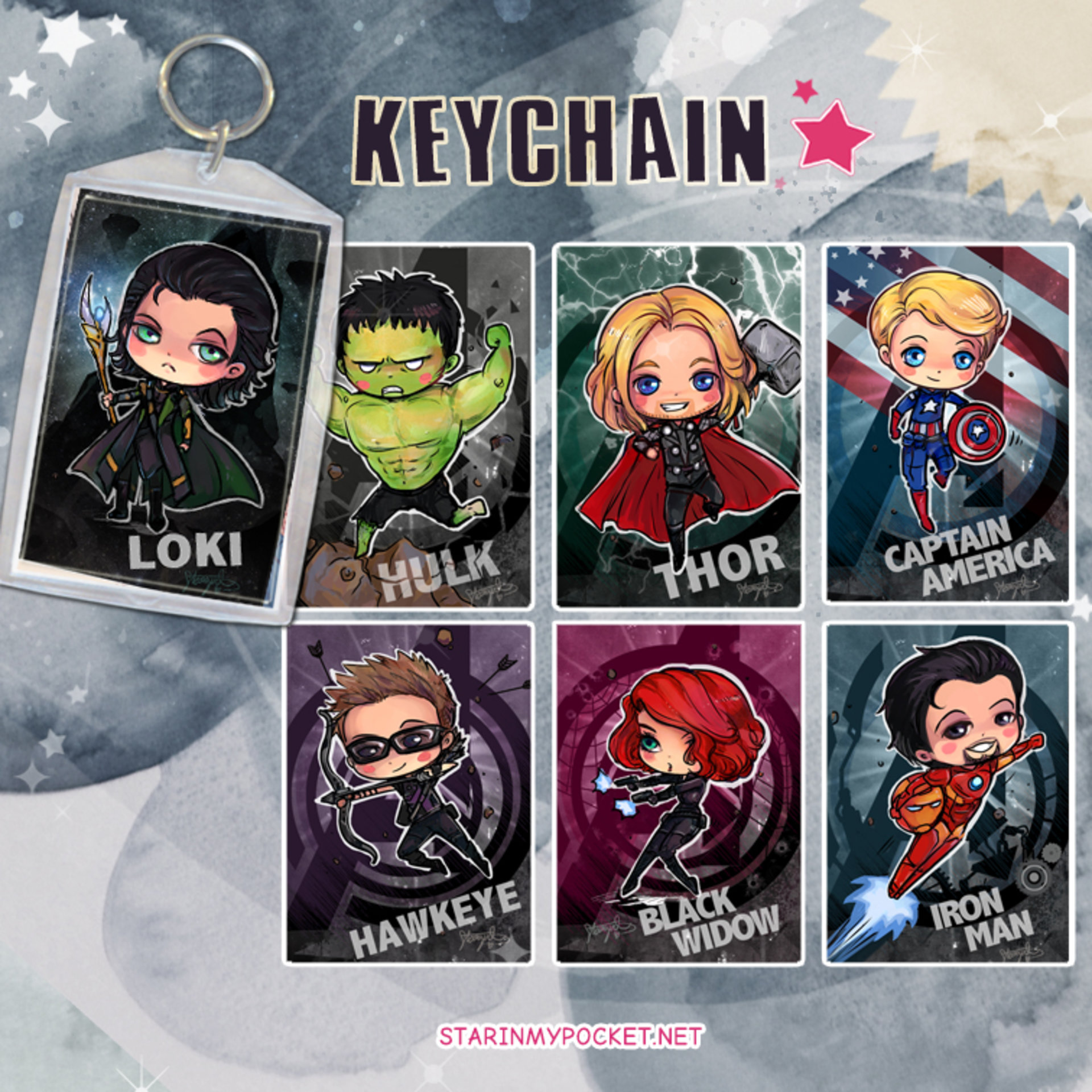 Super Heroes Anime Gift Set