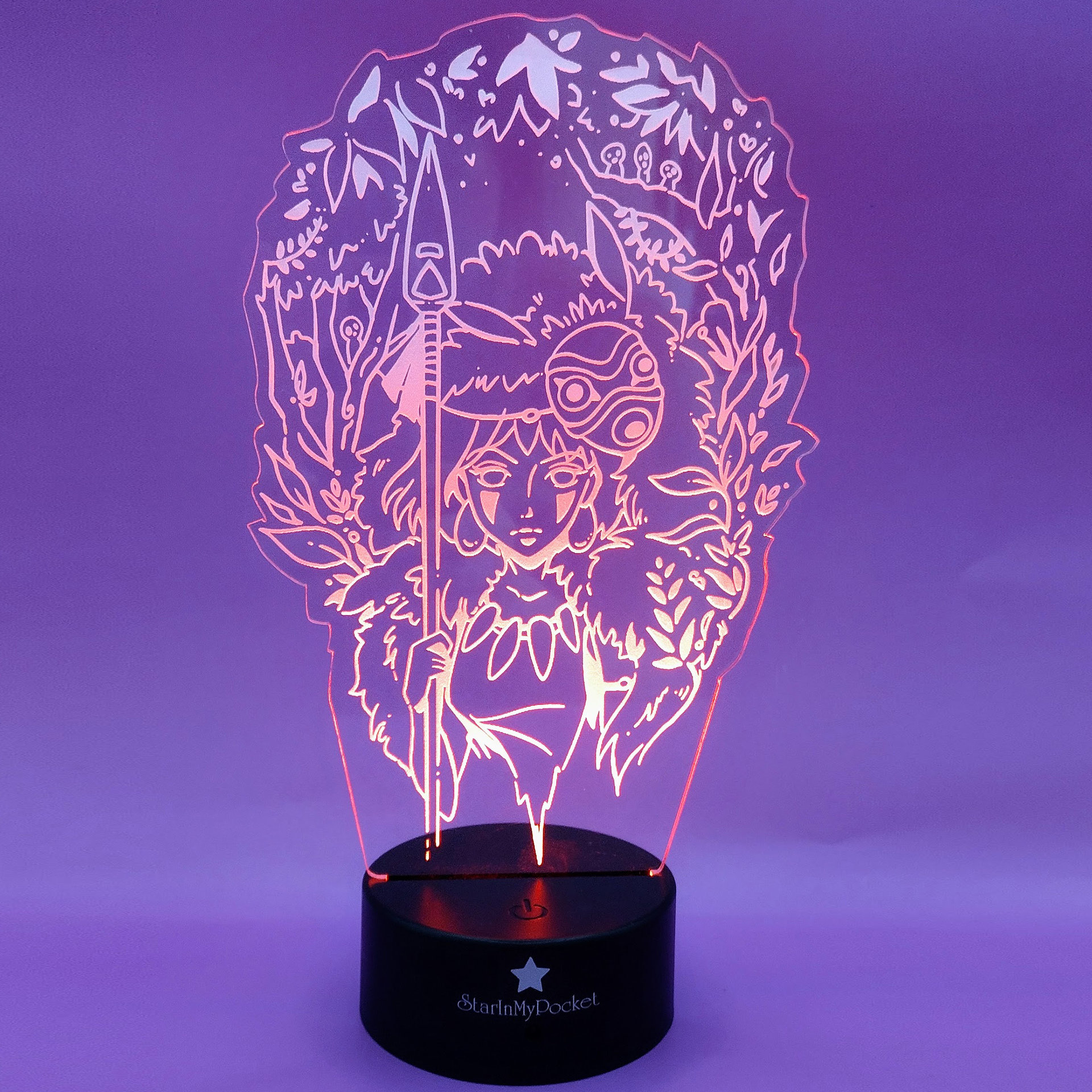 Wolf Princes anime LED night light or desk light