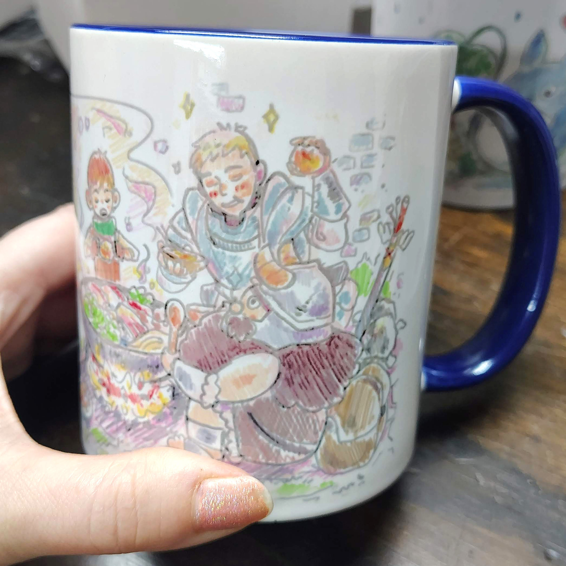 Dungeon Dining Ceramic Art Mug