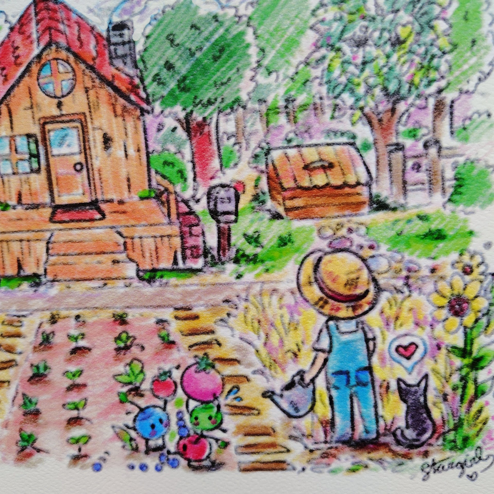 Stardew Valley 8x10 Sketch Art Print