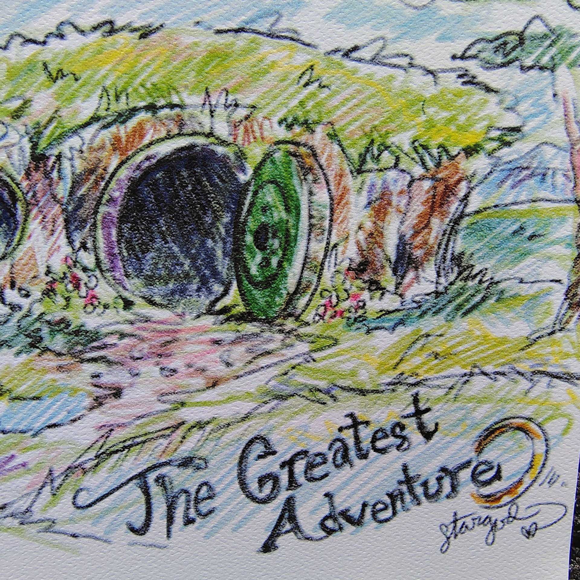 Greatest Adventure 8x10 Sketch Art Print