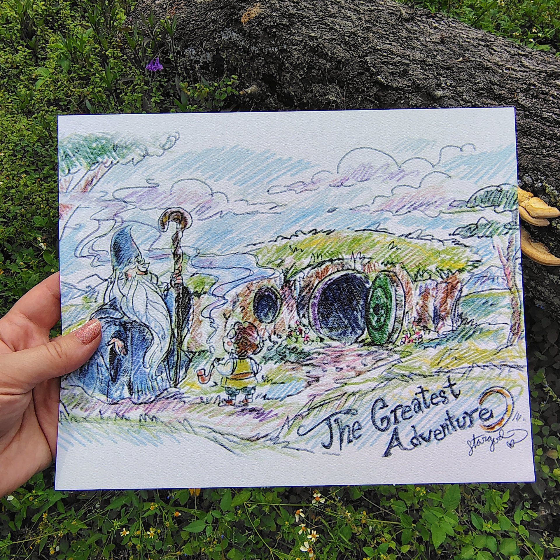Greatest Adventure 8x10 Sketch Art Print