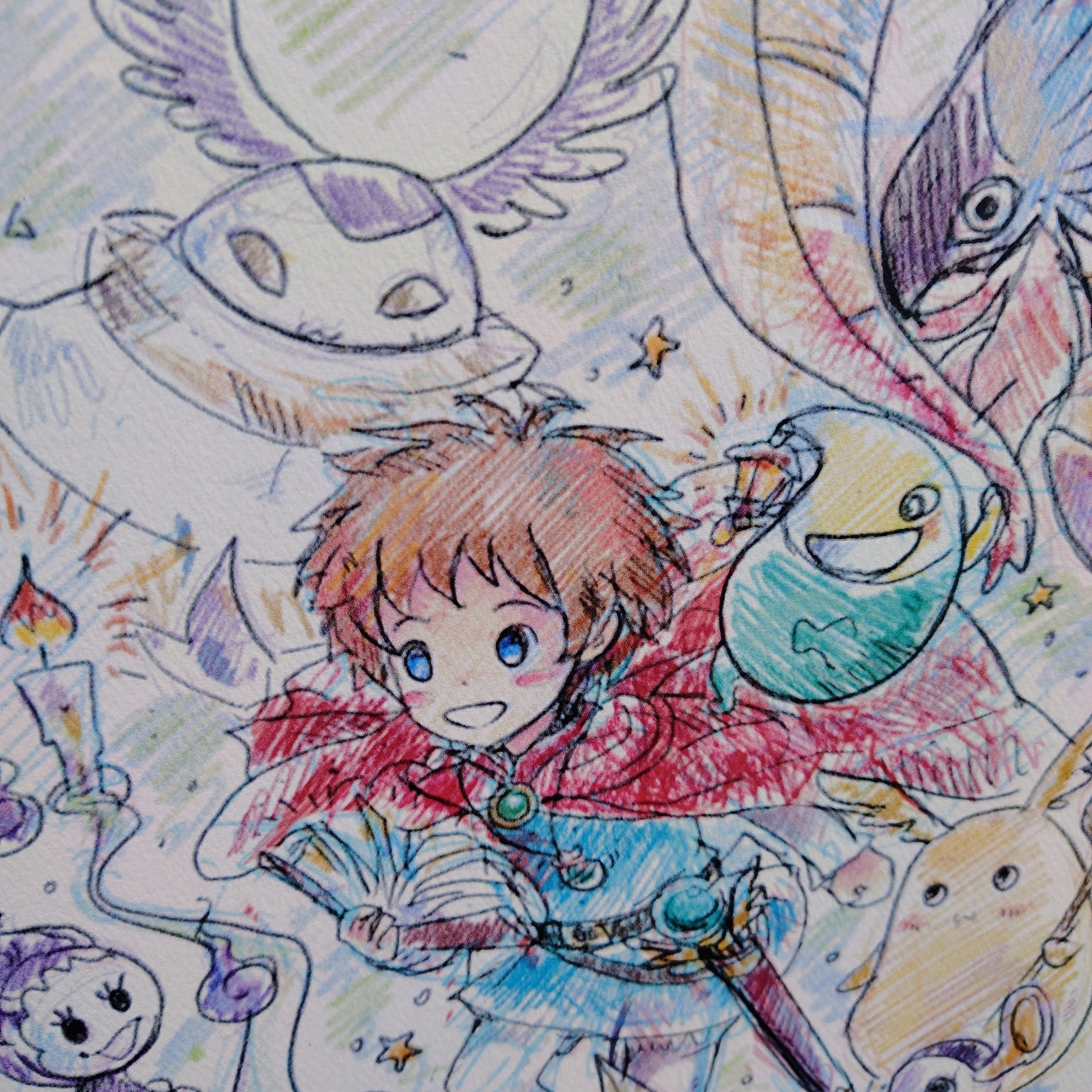 Magical Journey 8x10 Game Sketch Art Print