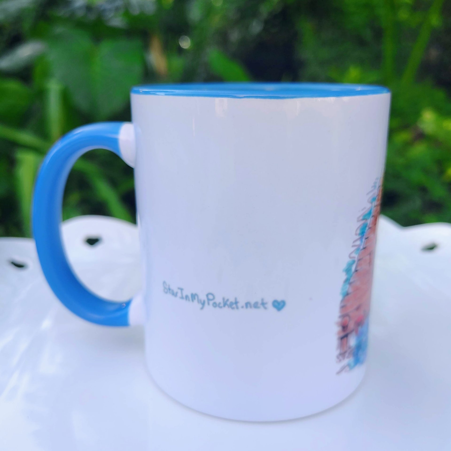 Stardew Fishing Sketch Art Mug