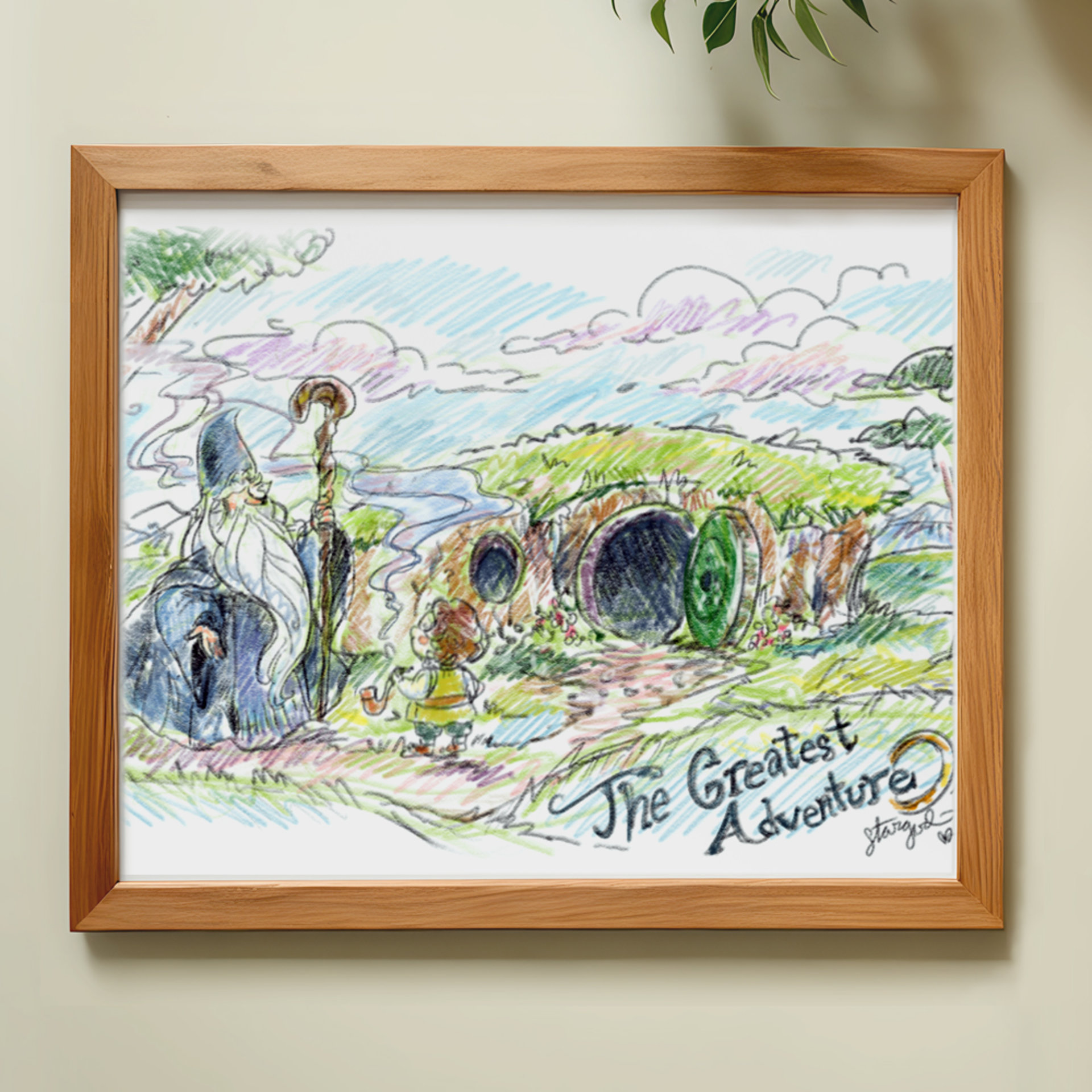 Greatest Adventure 8x10 Sketch Art Print