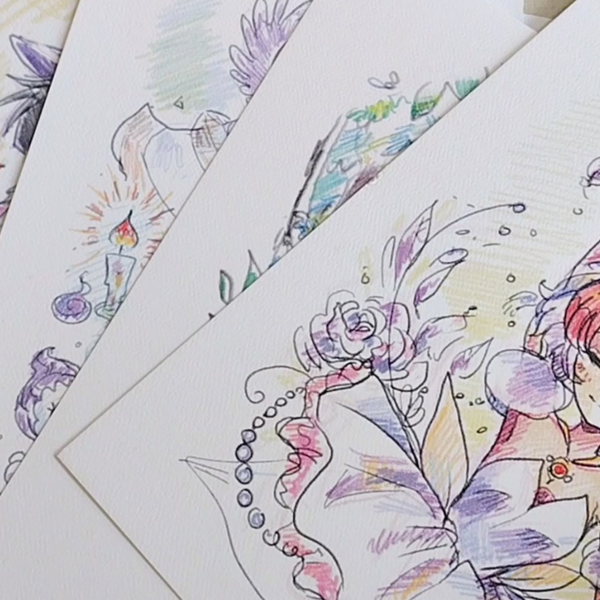 Brothers 8x10 Anime Sketch Art Print