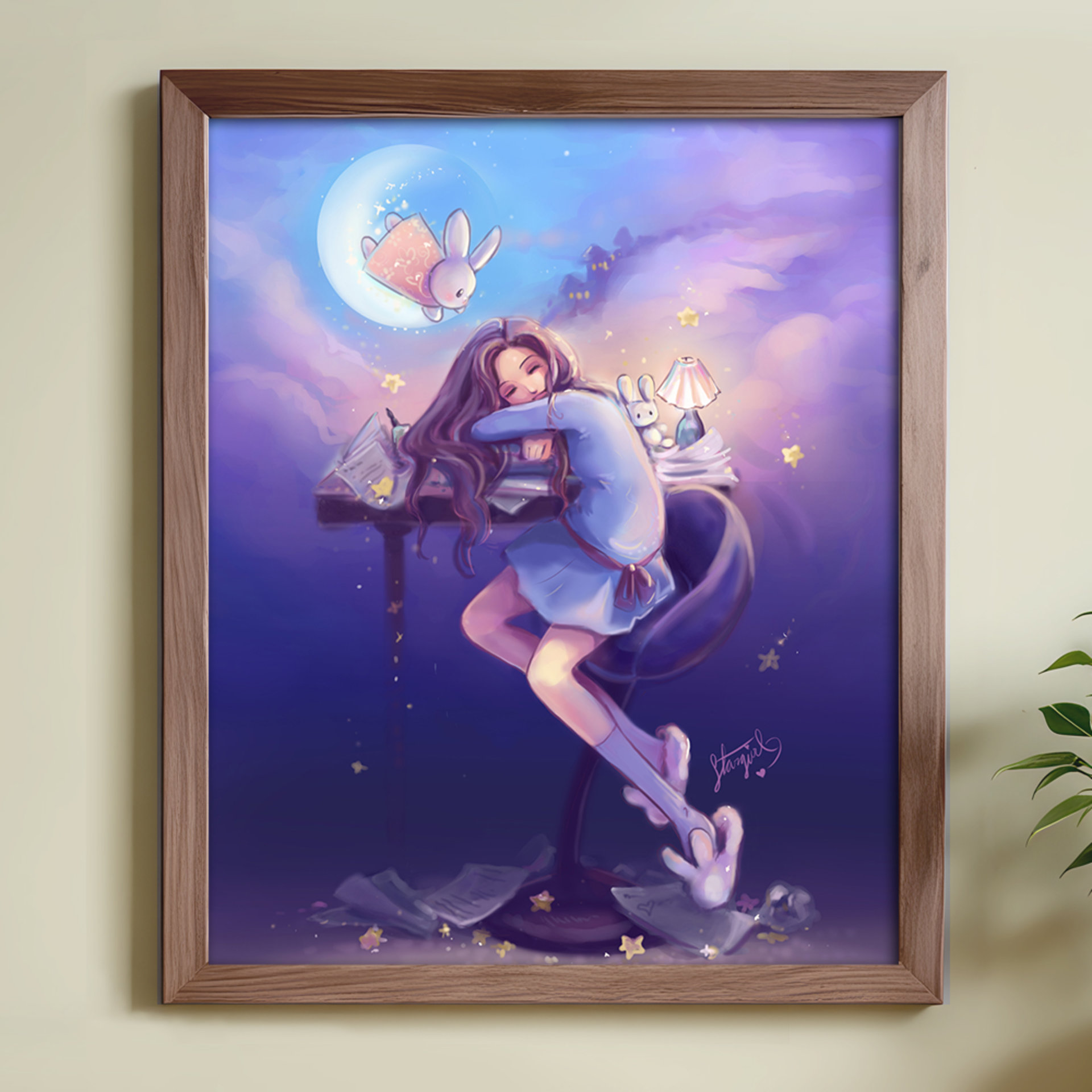 'Usagi no Dream' Original Art Print