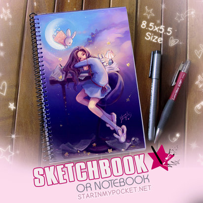 Anime Sketchbook or Notebook Journal
