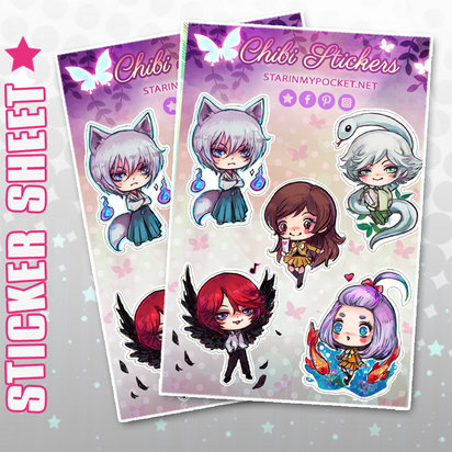 Anime Shoujo Stickers