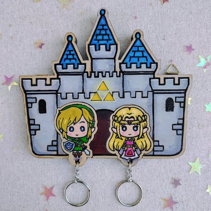 Painted Hyrule Castle Keyholder